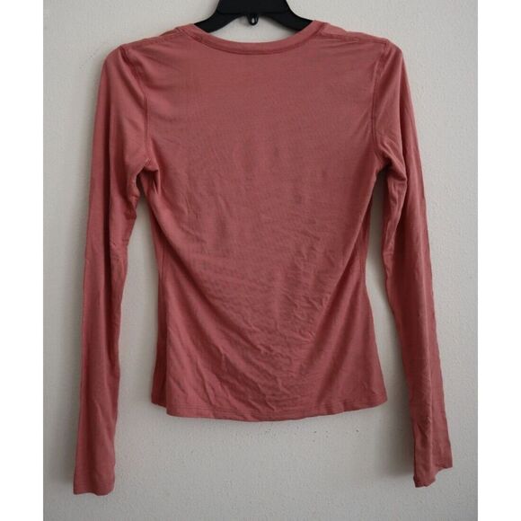 Intimately Free People OB1776956 Women's Sz Medium Pink Scoop Neck L/S Top - Picture 2 of 8
